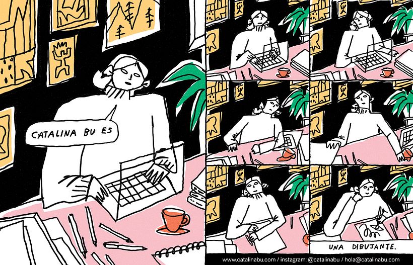 Cómic interior, versión en español