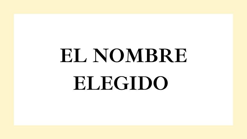 Mi Proyecto del curso: Naming: el arte de la creación de nombres 11