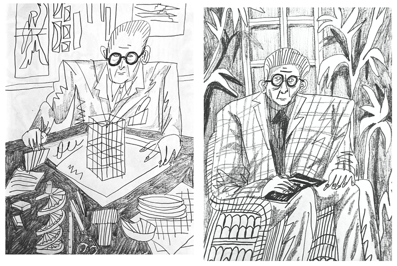 Retratos de Le Corbusier 3
