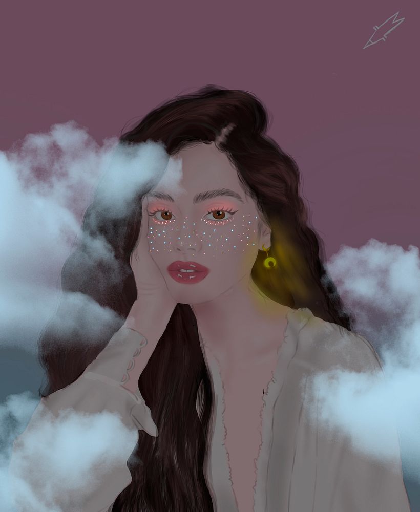 cloud girl
