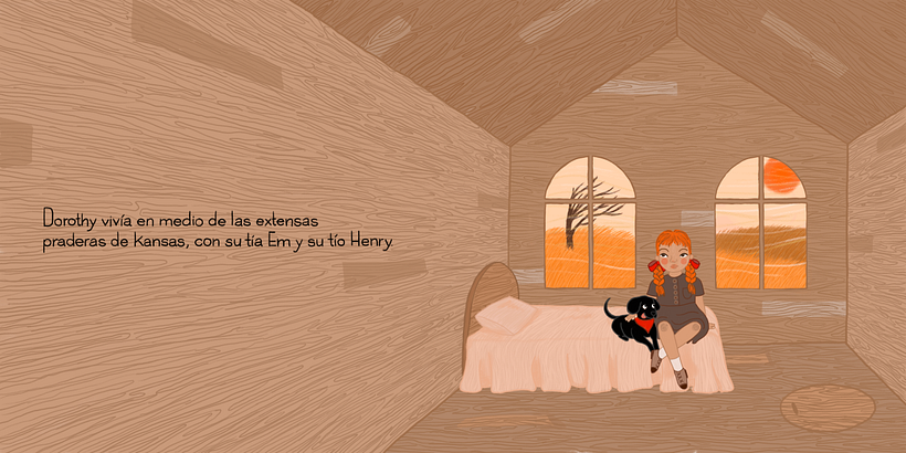 El Mago de Oz - Mi Proyecto del curso: Introducción a la ilustración infantil 0