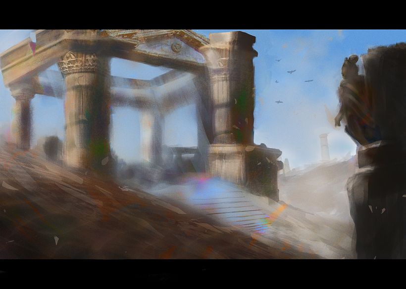 Lone ruins
