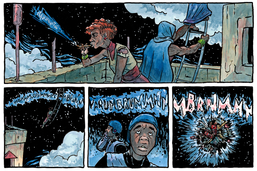 My project in Watercolor Coloring for Comics and Illustrations course 0