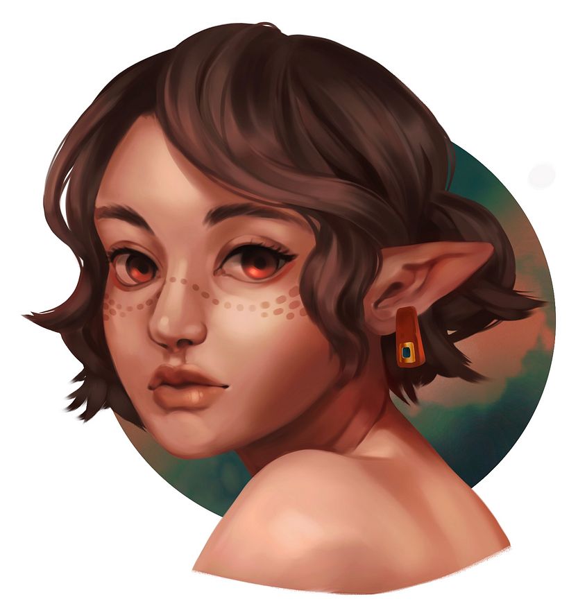 Digital Fantasy Portraits - Karmen Loh 2