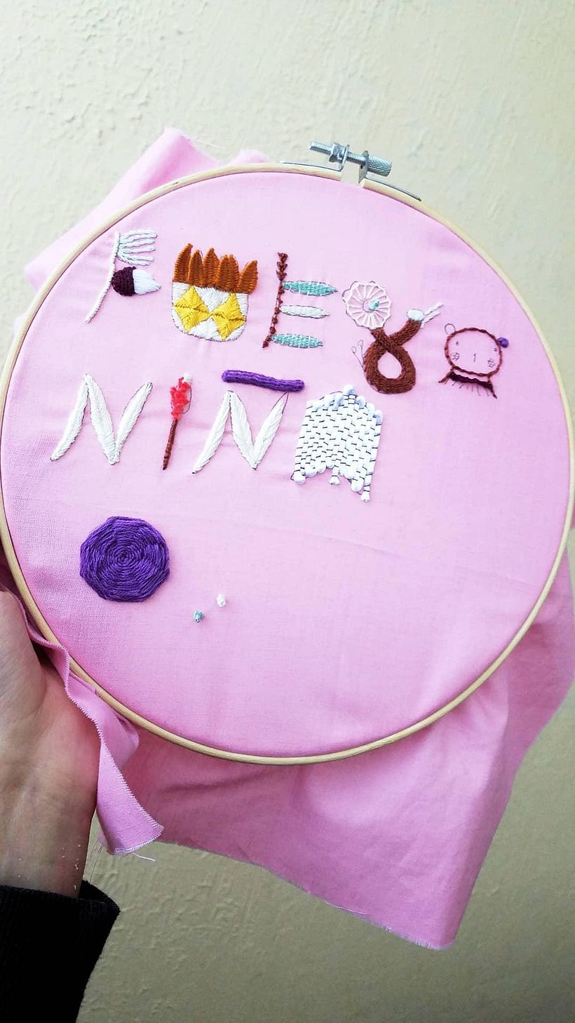 Mi Proyecto del curso: Introducción al bordado en relieve -1