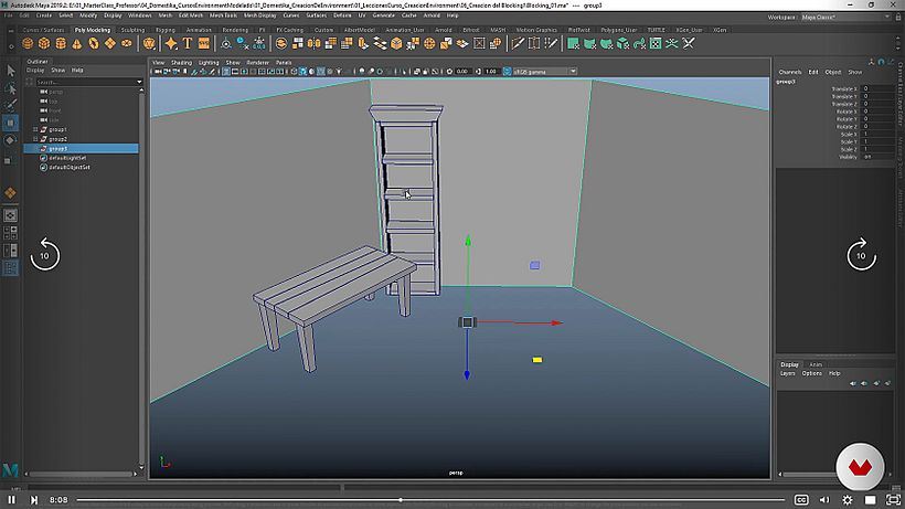 Blocking is an animation technique that enables you to adjust sizes and proportions quickly and efficiently.