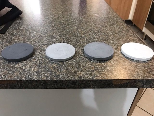 My first concrete coaster project 0