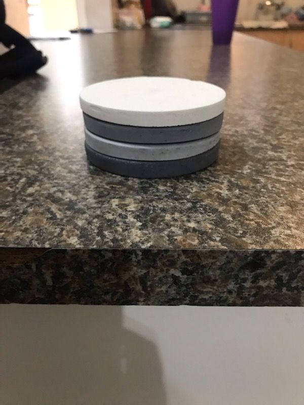My first concrete coaster project 1