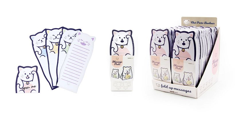 Lucky Cat Message PadsNuevo proyecto 3