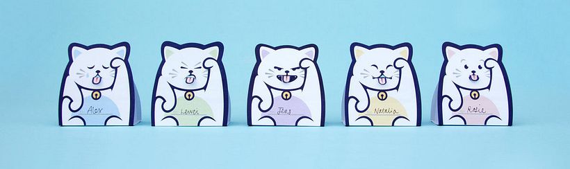 Lucky Cat Message PadsNuevo proyecto 4