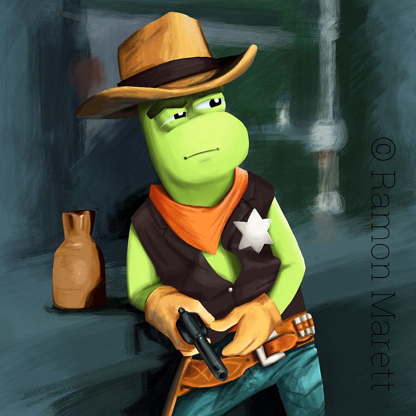 Marshal Bug, not seen you in these parts.