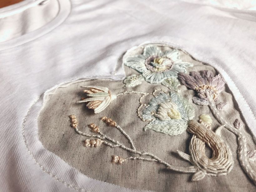 I heart embroidery tshirt 1