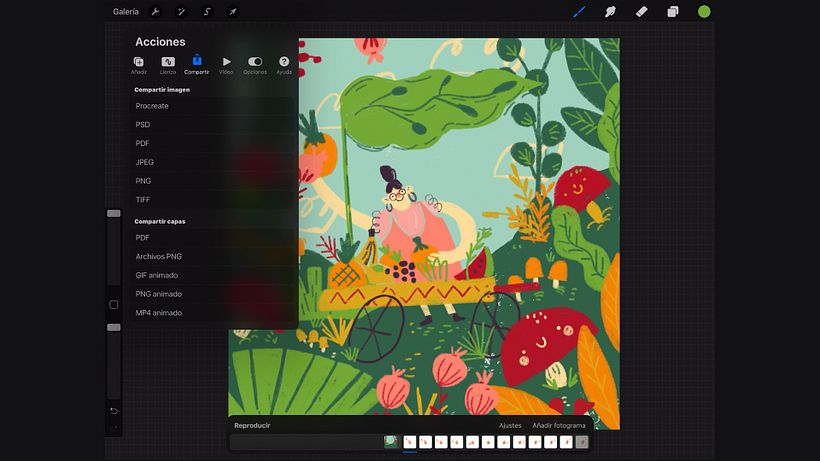 Procreate Tutorial: How to Create a Gif Using Static Images 4