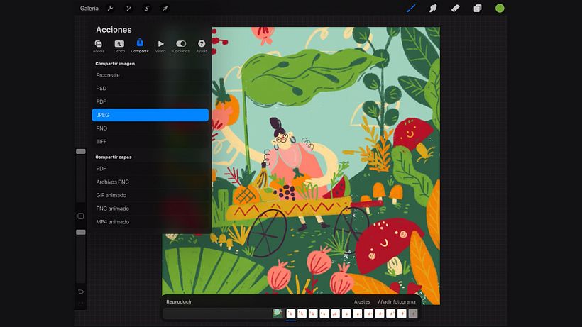 Procreate Tutorial: How to Create a Gif Using Static Images 5