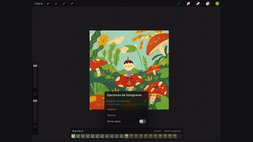 Procreate Tutorial: How to Create a Gif Using Static Images 8