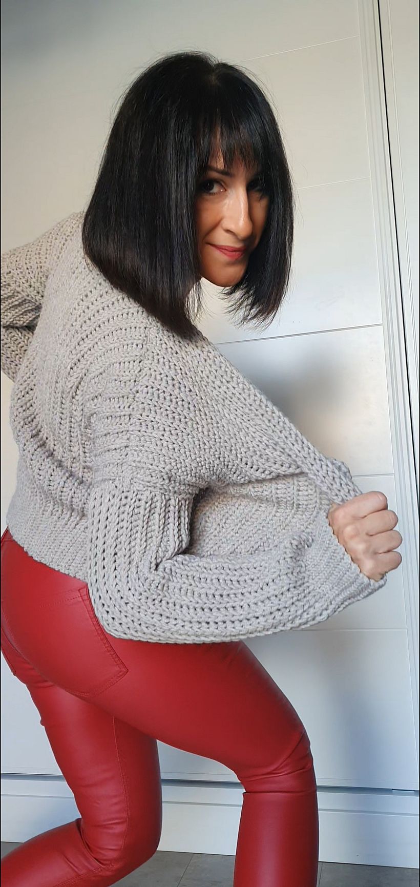 Jersey y cardigan 1