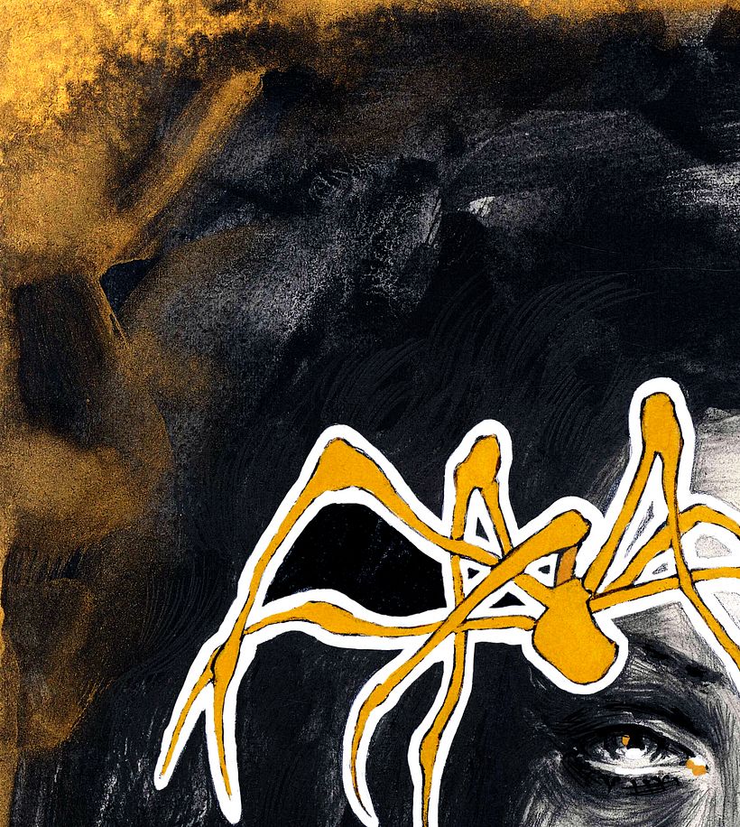 Ilustración "La araña está en casa" 2