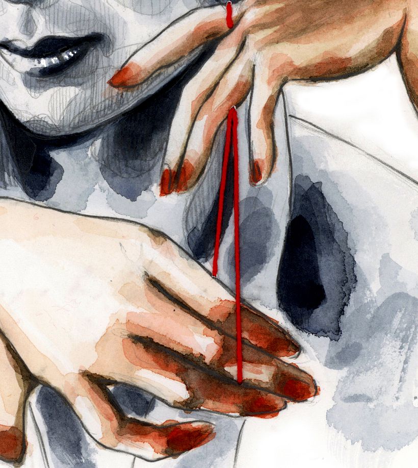 Ilustración "El tercer ojo" 2