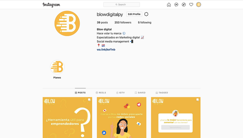 Blow digital py 0