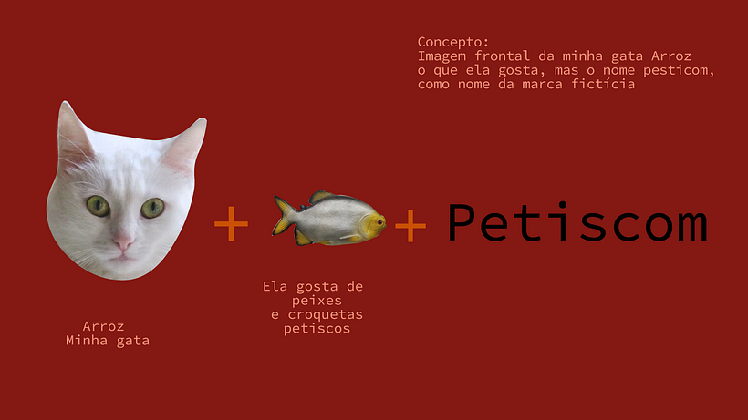 Meu projeto Petiscom do curso Criação de um logotipo original do zero 1