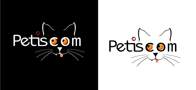 Meu projeto Petiscom do curso Criação de um logotipo original do zero 4