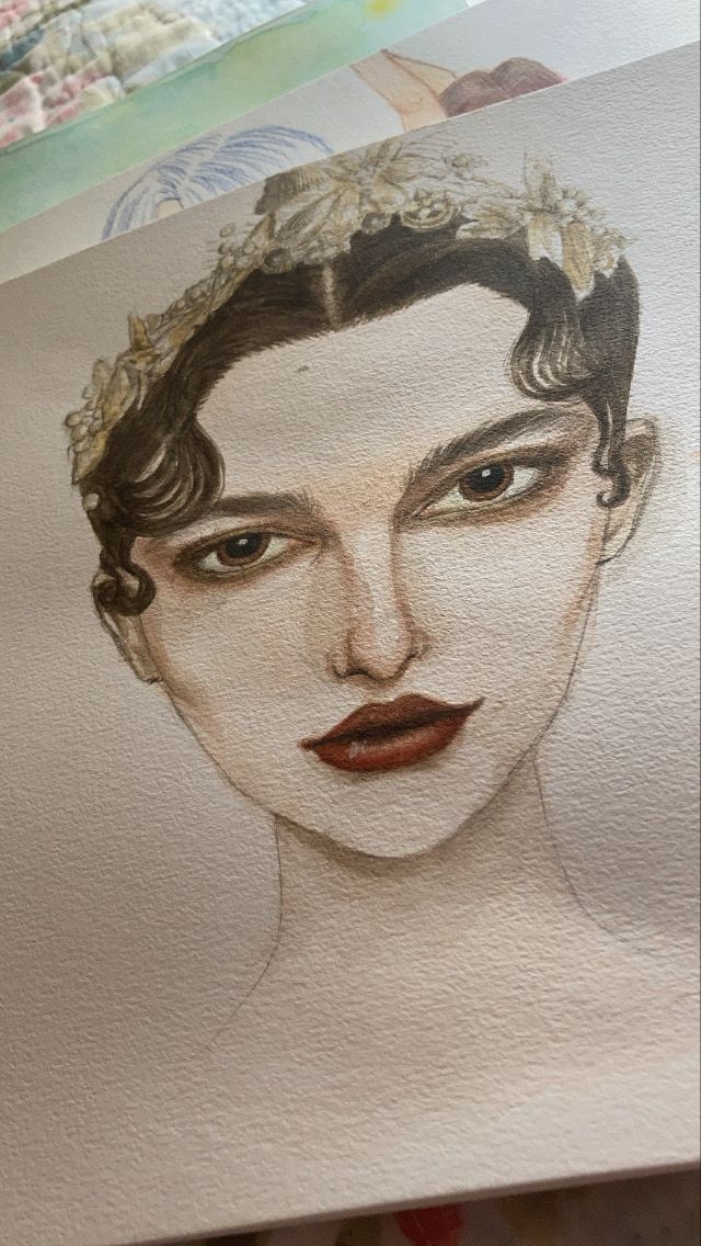 My project in Watercolor Portrait Sketchbook course  0