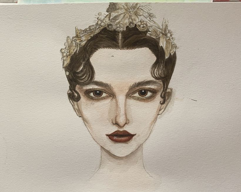 My project in Watercolor Portrait Sketchbook course  1