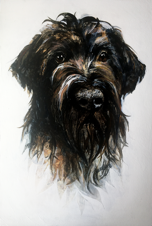 Commission, oil on board. 23 x 28 cm.