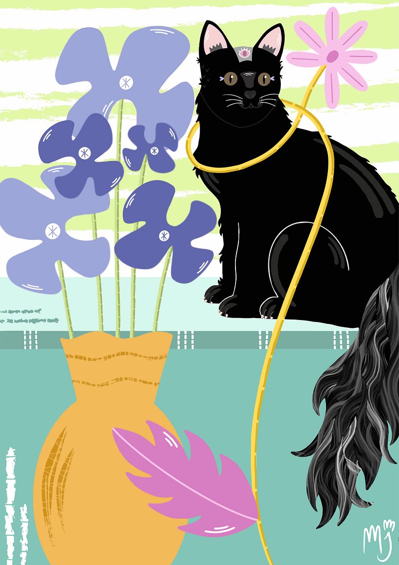 Ilustração- retratos de animais de estimação 0
