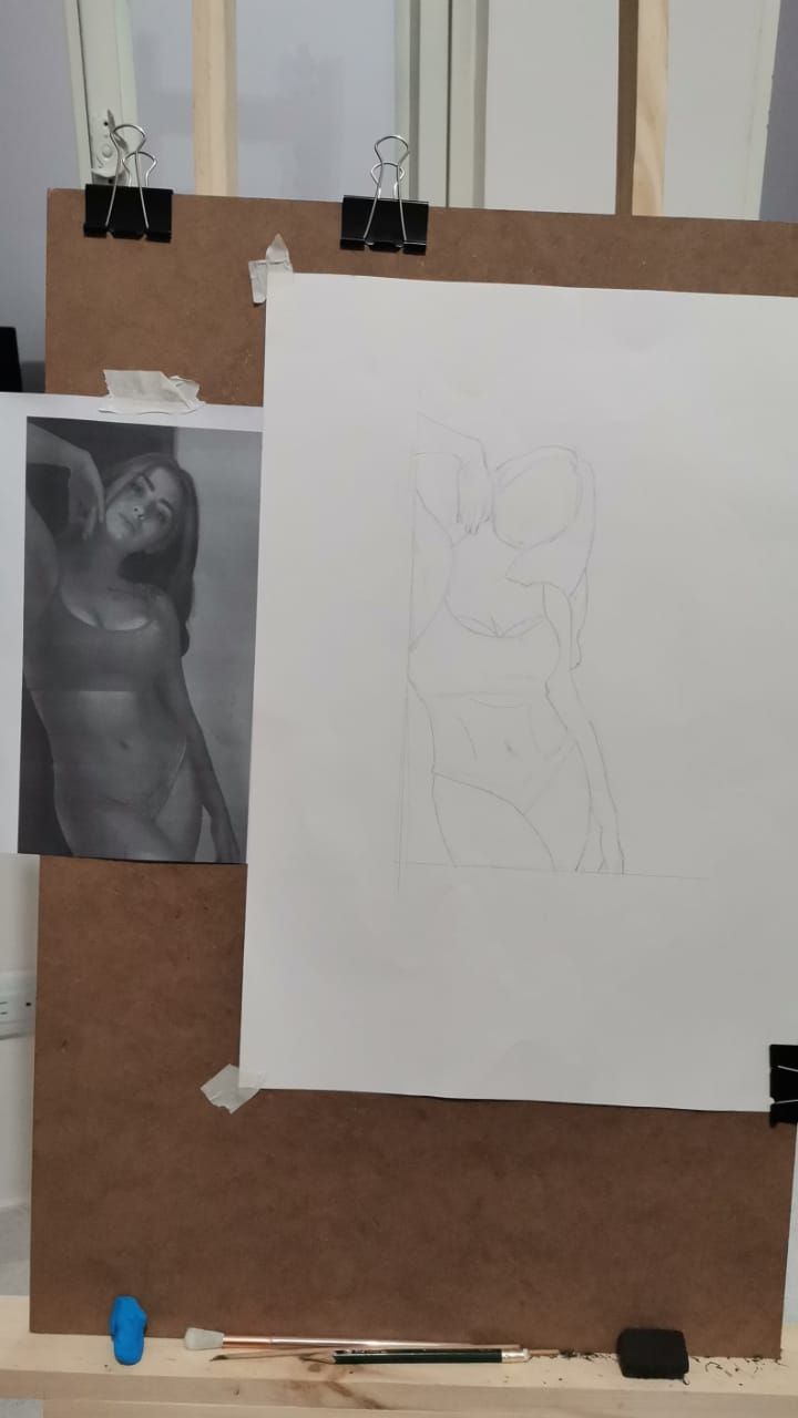 Mi Proyecto del curso: Dibujo realista de la figura humana 1