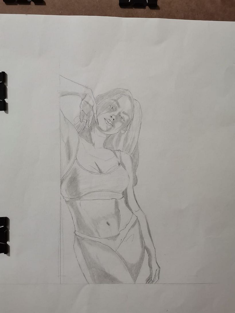 Mi Proyecto del curso: Dibujo realista de la figura humana 4