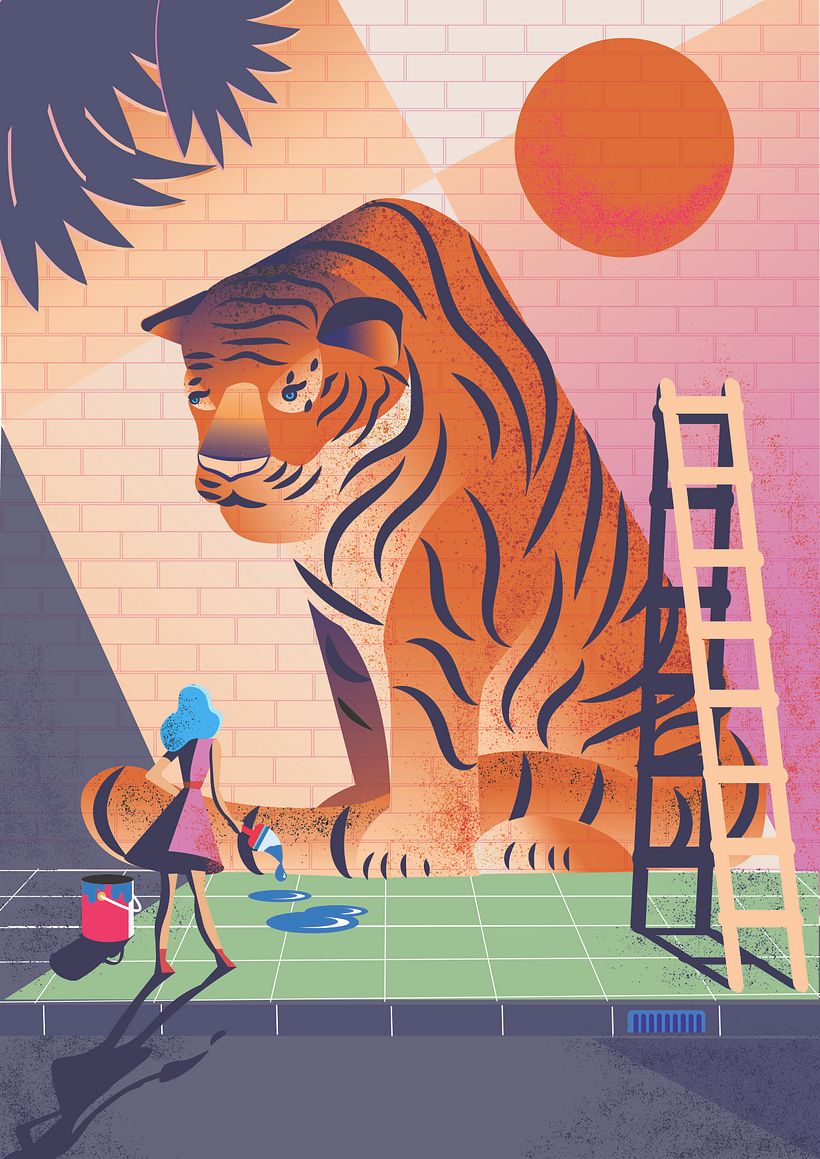 My project in Dynamic Vector Illustration: Keys to Color and Composition course 0