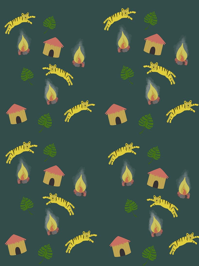 Mi Proyecto del curso: Diseño de estampados textiles 1