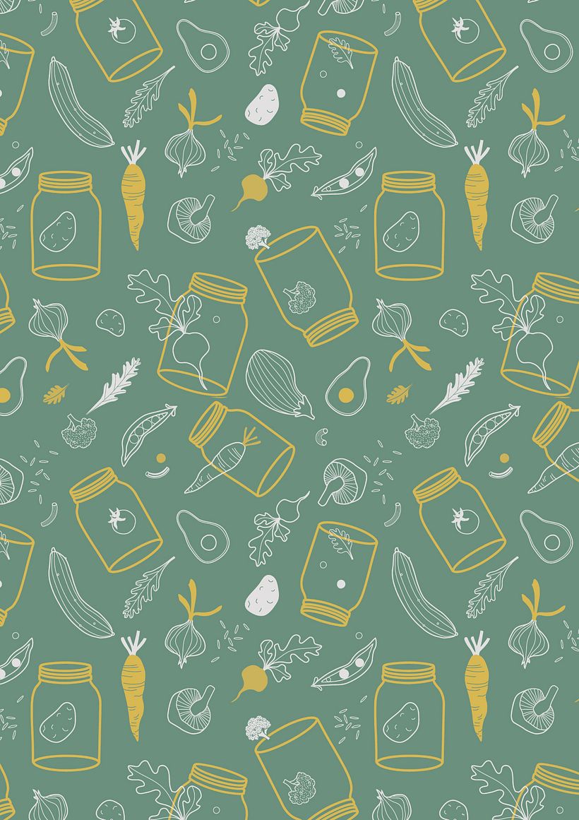 I created this print as part of a branding project and package design for a local superfood startup. 