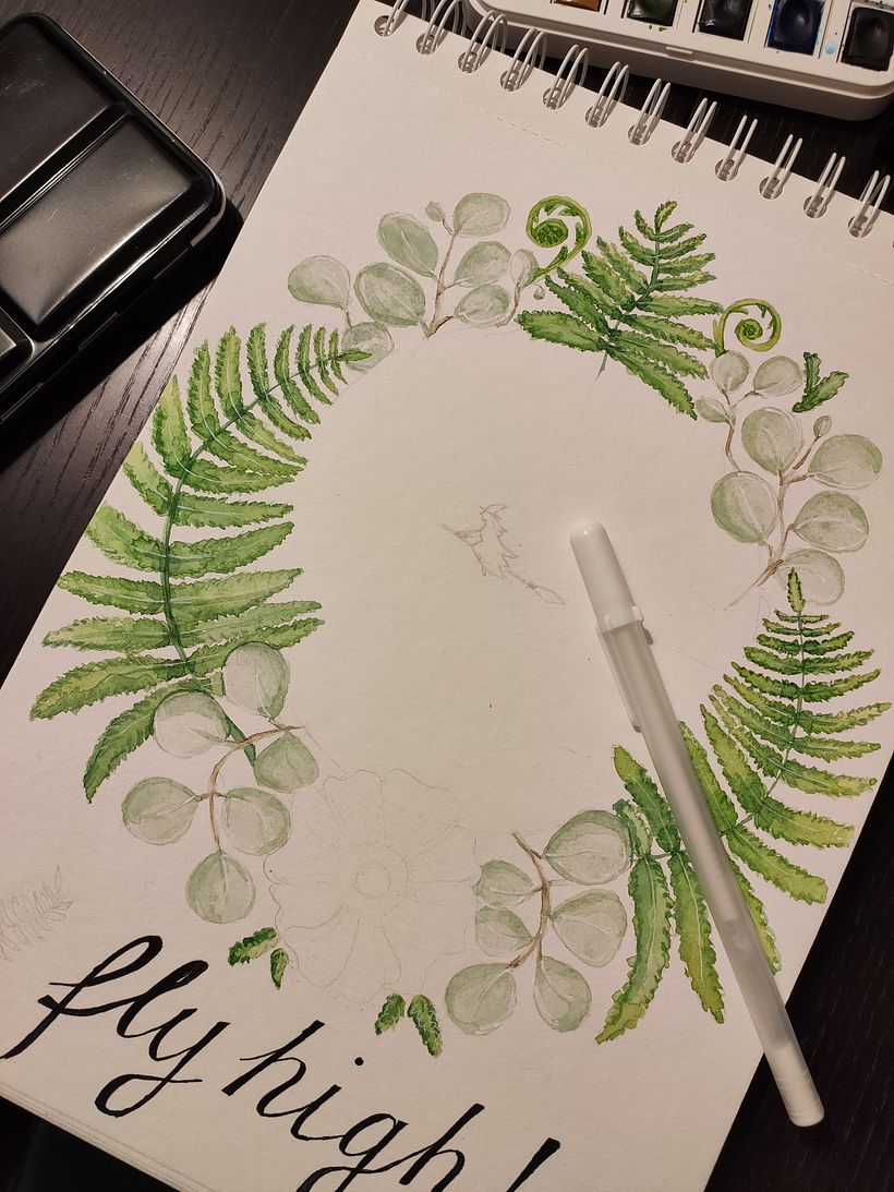 My project in Modern Watercolor Techniques course 2