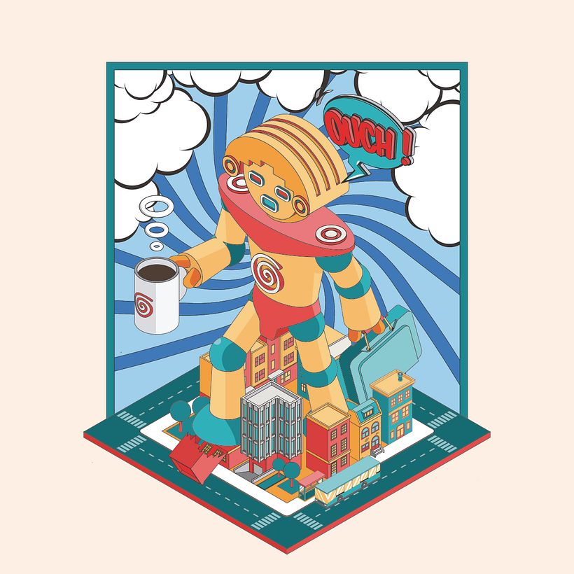 Mi Proyecto del curso: Ilustración vectorial isométrica desde cero 0