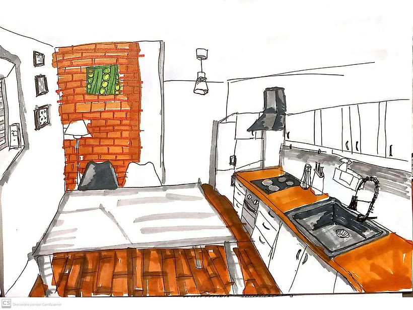 And my kitchen