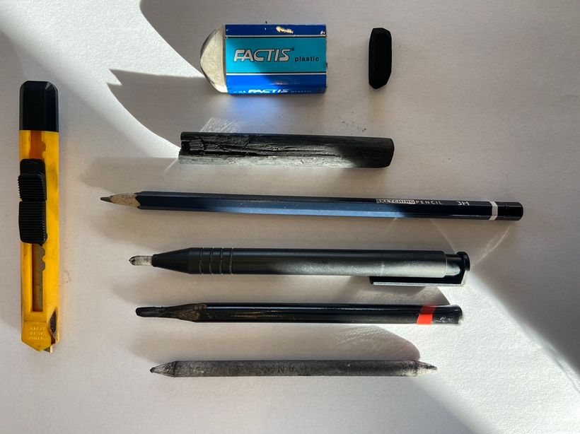 Tools used to create the piece