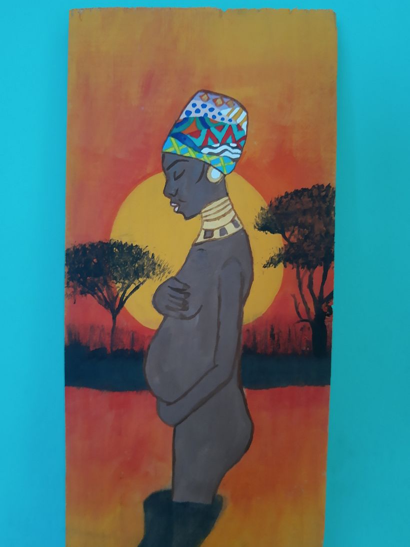 Está mujer representa vida, poder y esperanza porque somos importantes para la mundo #8M @caroarte_letteringdibujo 