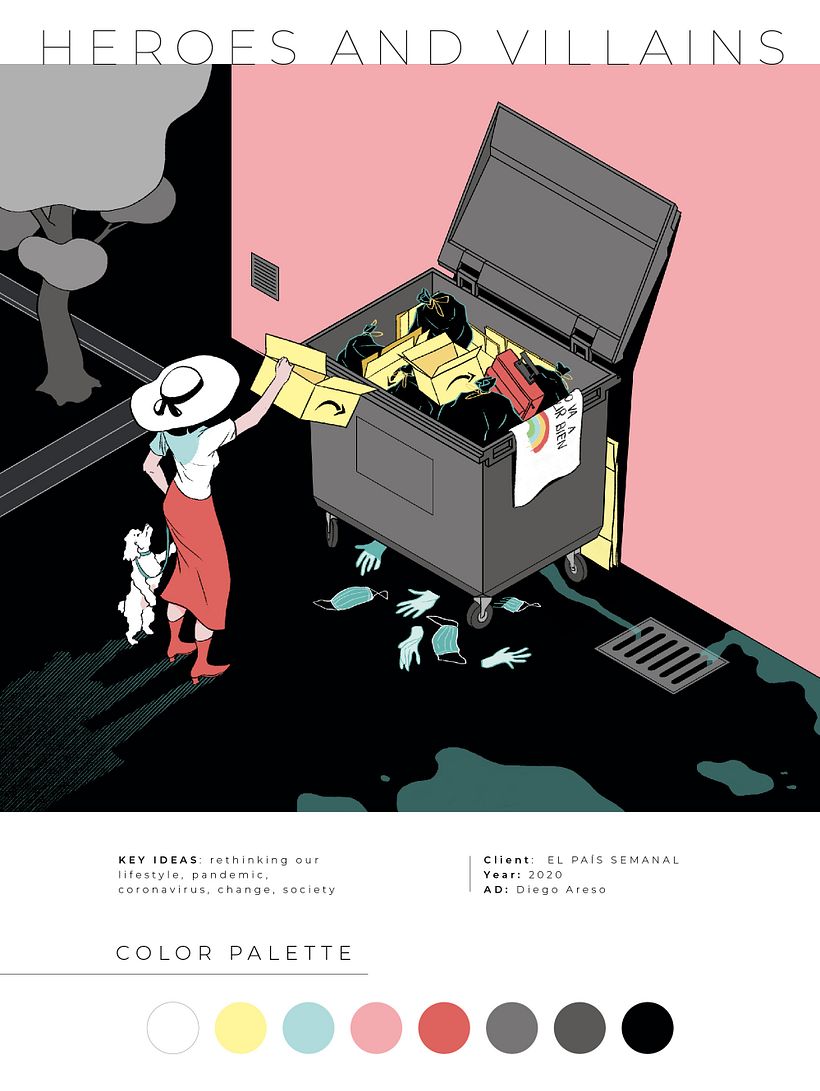 Pandemia - El País Semanal - Ilustración tradicional