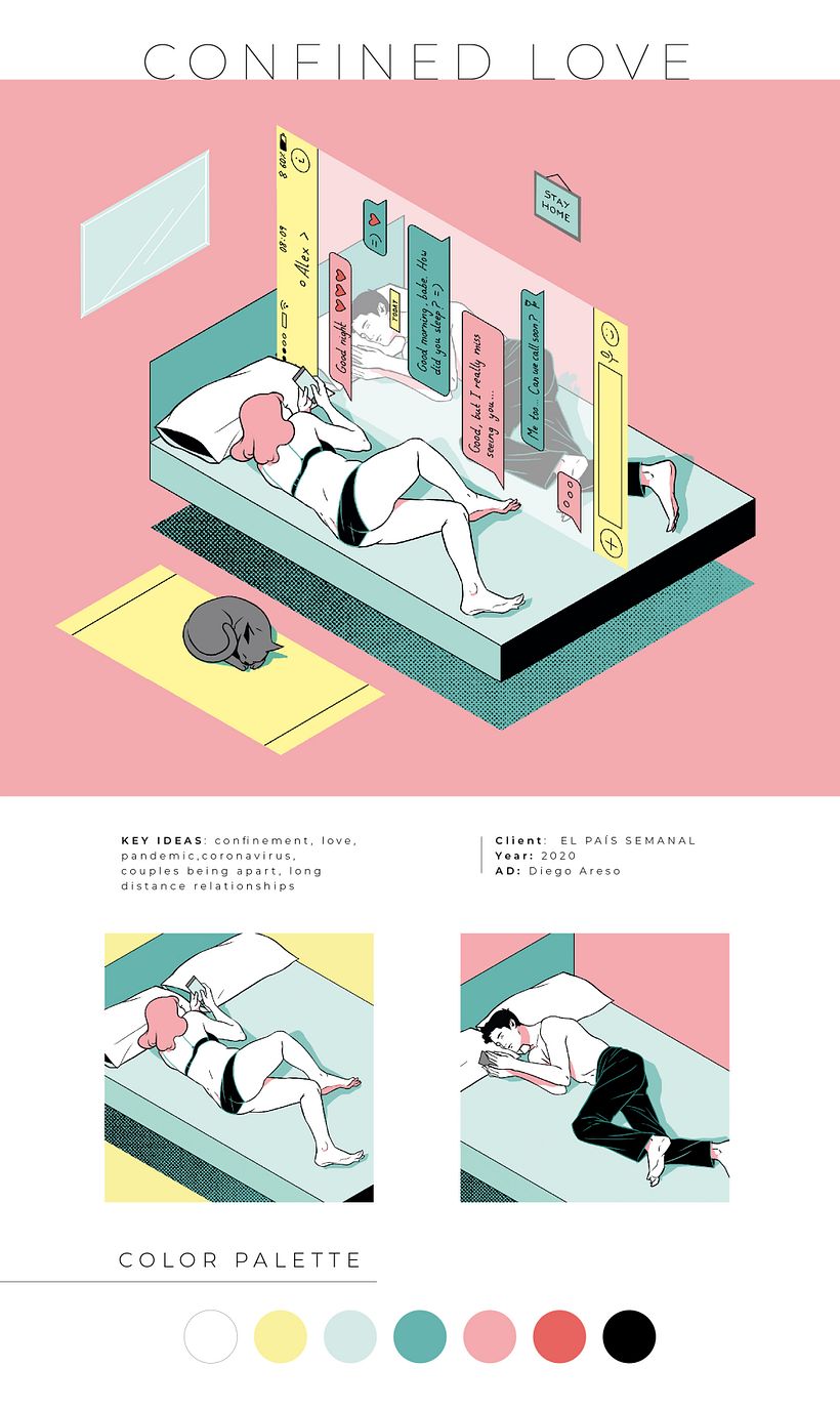 Pandemia - El País Semanal - Ilustración tradicional
