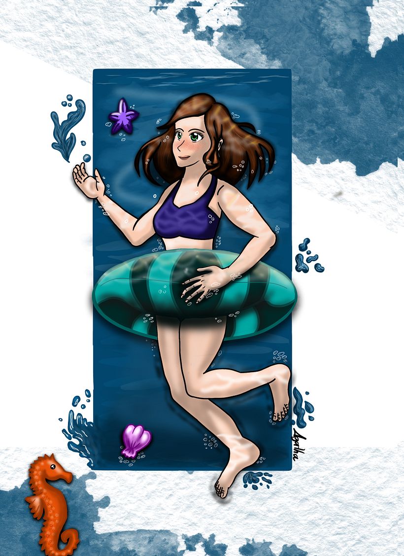 En mi infancia aprendí a nadar, fue algo muy importante para mi