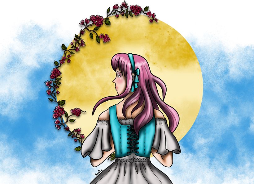 Mi abuela amaba las bugambilias y en mi infancia me enseñó a cuidar las plantas, en honor a ella.