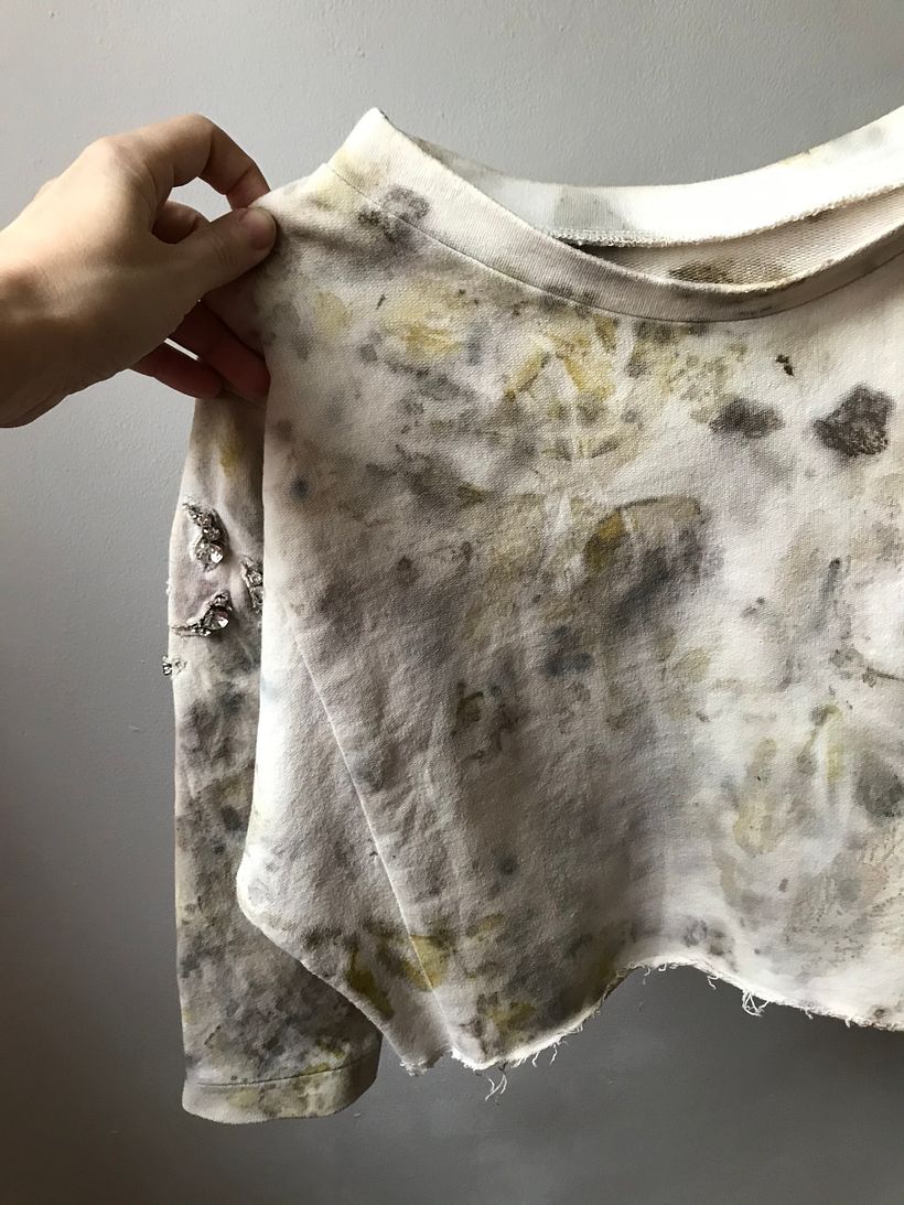My project in Botanical Printing on Fabric and Paper course 2