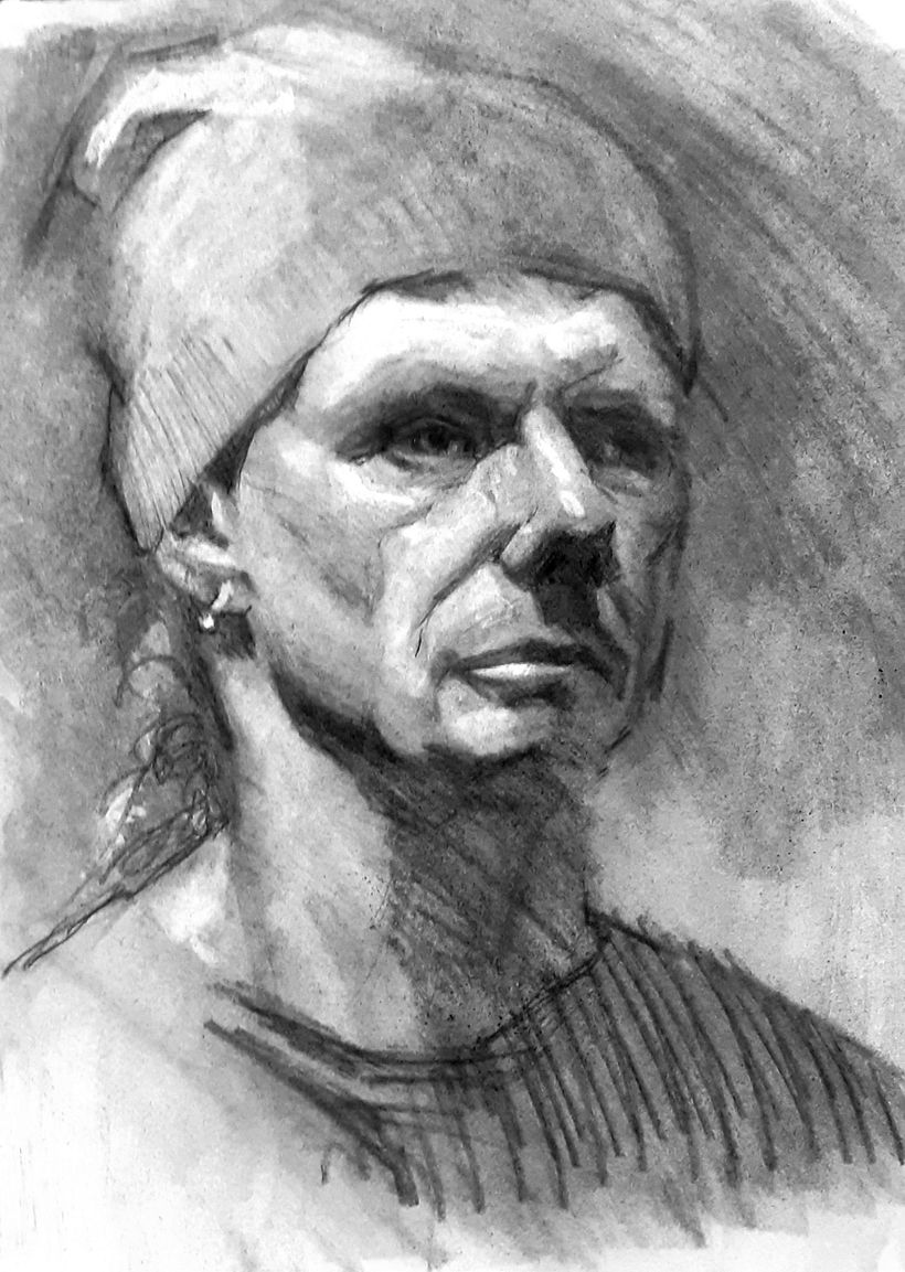 Charcoal can be a challenging, but rewarding medium