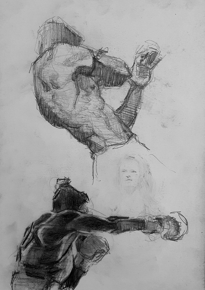 I was trying to introduce energy into these dynamic poses