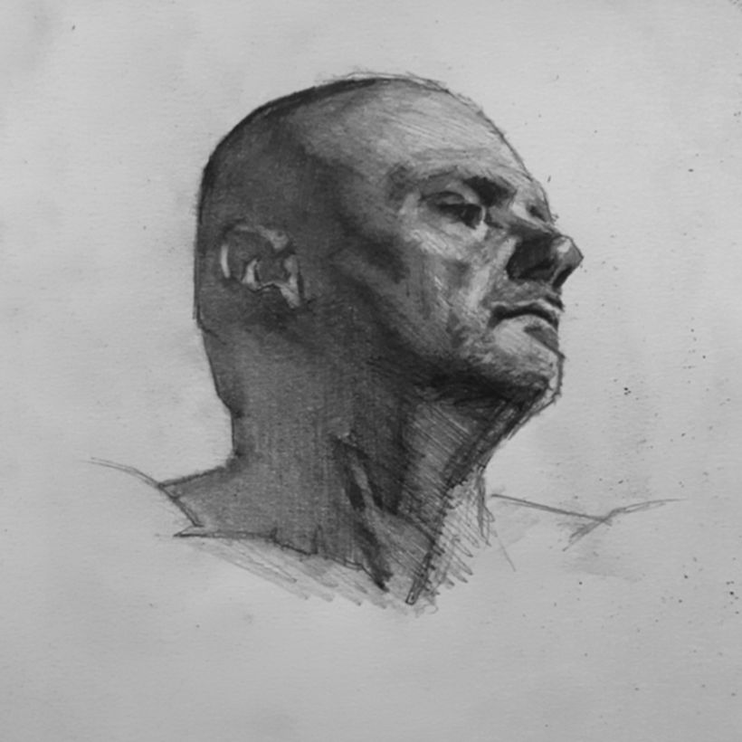 Paul - graphite on paper.  Drawn from life