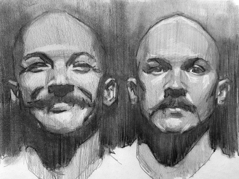 I love the range of facial expressions in this study