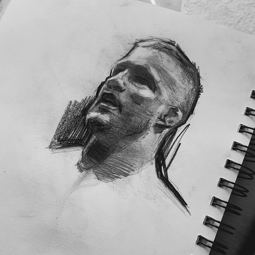 I try to introduce energy into my drawings with my line work