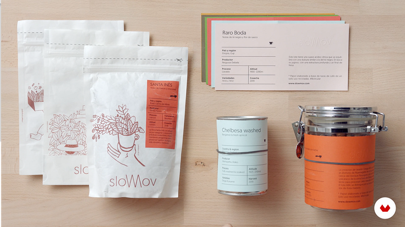 Slowmov packaging degrades in 200 days when it comes into contact with soil bacteria.